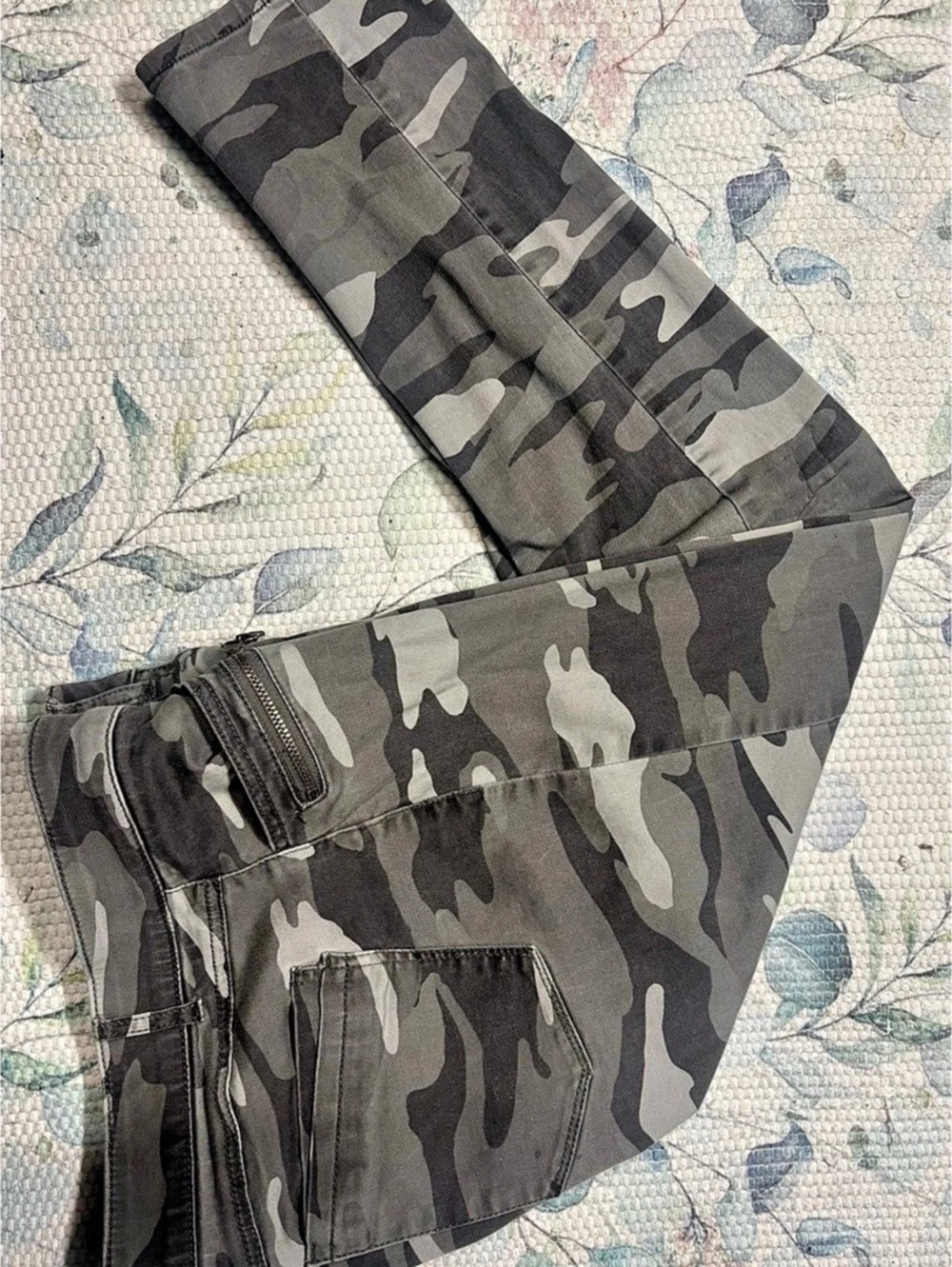 Democracy Ab Solution Camo Utility Cargo Pants Waist 14
